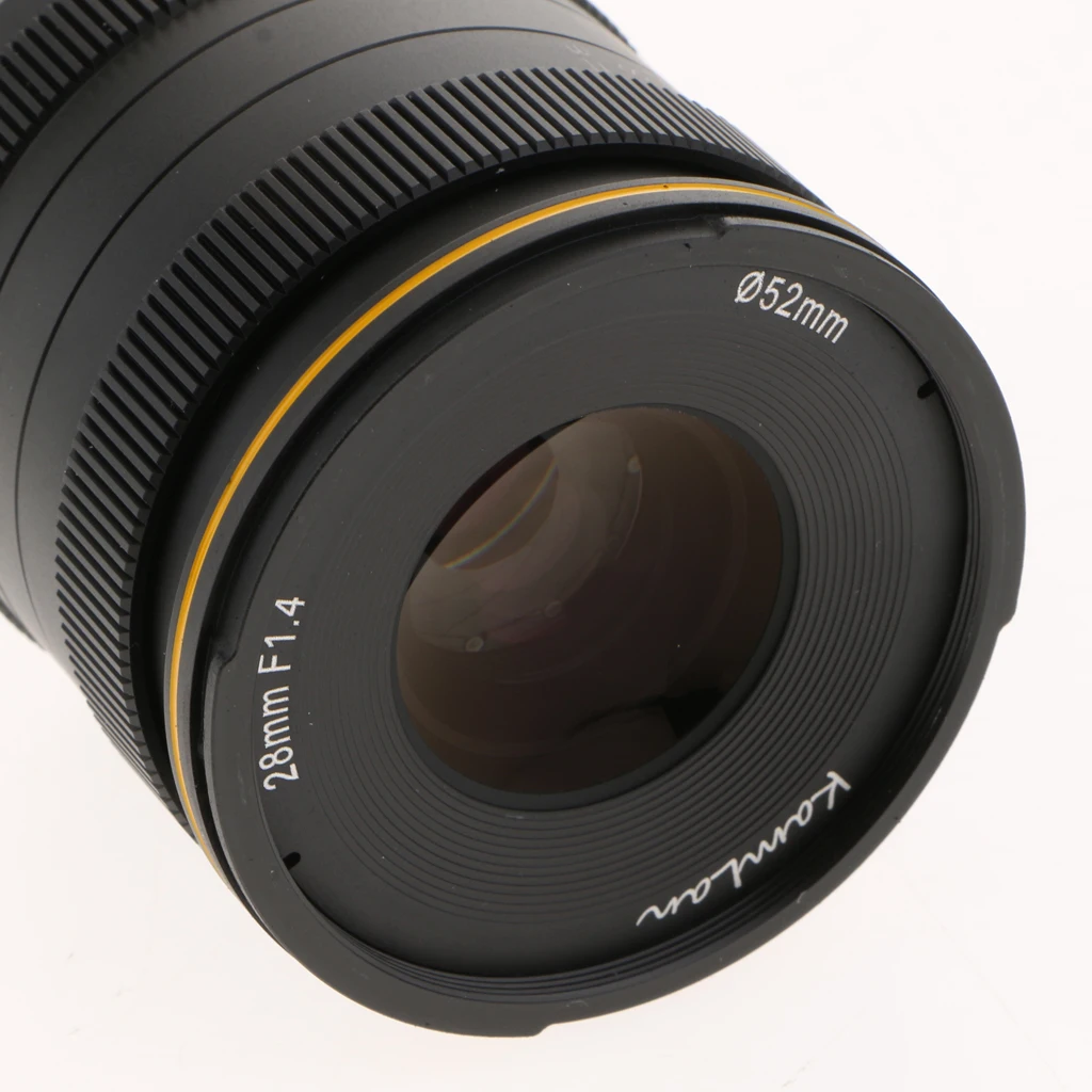 Kamlan 28mm F/1.4 APS-C Large Aperture Manual Focus Lens, Standard Prime Lens for Fujifilm X Series Mirrorless Cameras