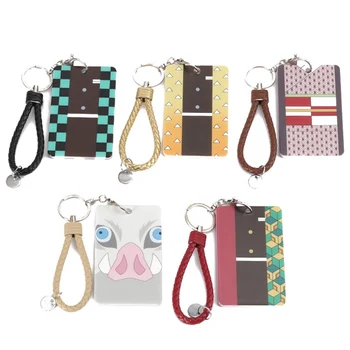 

Anime Demon Slayer: Kimetsu No Yaiba Kamado Tanjirou Cosplay Student Bus Room Card Cover Case Cosplay Gift Pendant