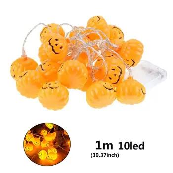 

Creative Pumpkin Skull Lamps 10LED/20LED String Light Halloween Night Party X6HC