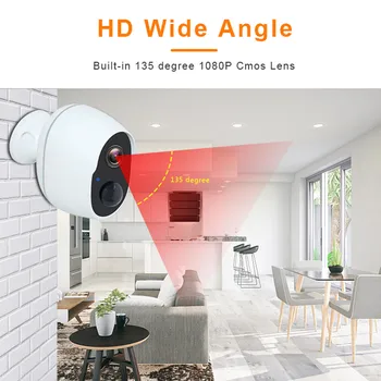 

Wifi Camera Outdoor Wireless Camera Ultra Wide Angle Remote Camera Waterproof Remote Camera Wifi Connection Security CCTV Camera