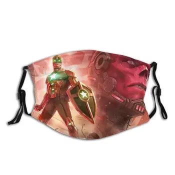 

Marvel Non-Disposable Face Mask Avengers Superhero Anti Bacterial Dust Mask With Filters Protection Respirator Muffle