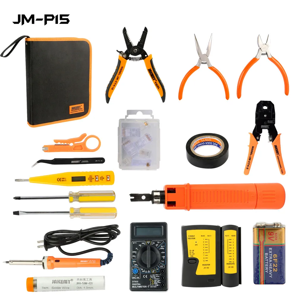 17 in 1 Networking Repair Tool RJ45 RJ11 RJ12 CAT5 CAT5e Portable LAN Network Repair Tool 3
