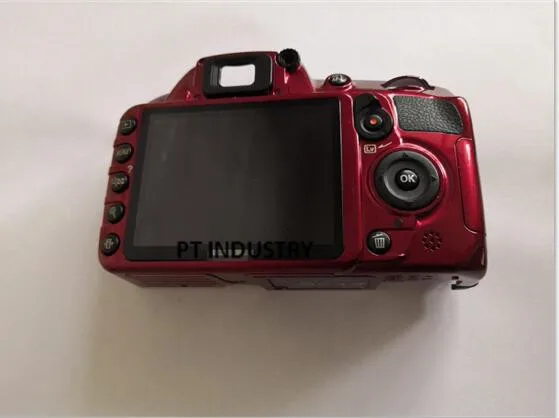 Original D3100 Rear Cover Back Red backshell Without LCD Display Screen Botton Key and Flex Cable FPC For Nikon | Электроника