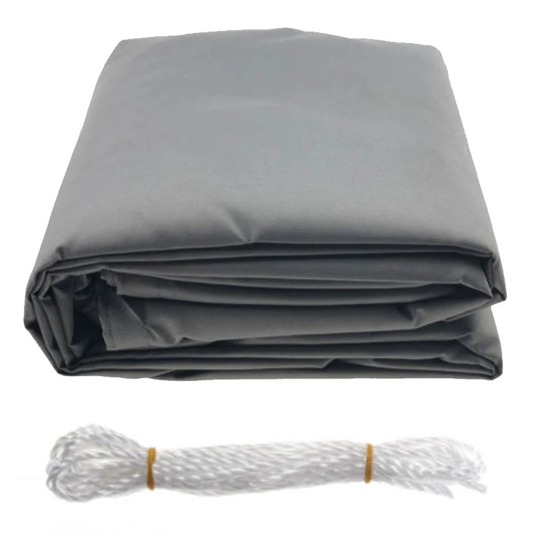 Водонепроницаемый Оксфорд Серый квадратный прямоугольник тень паруса сад