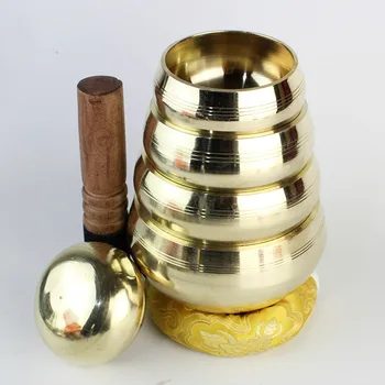 

Yoga Tibetan Singing Bowl Himalayan Hand Hammered Chakra Meditation Religion Belief Buddhist Supplies Home Decoration