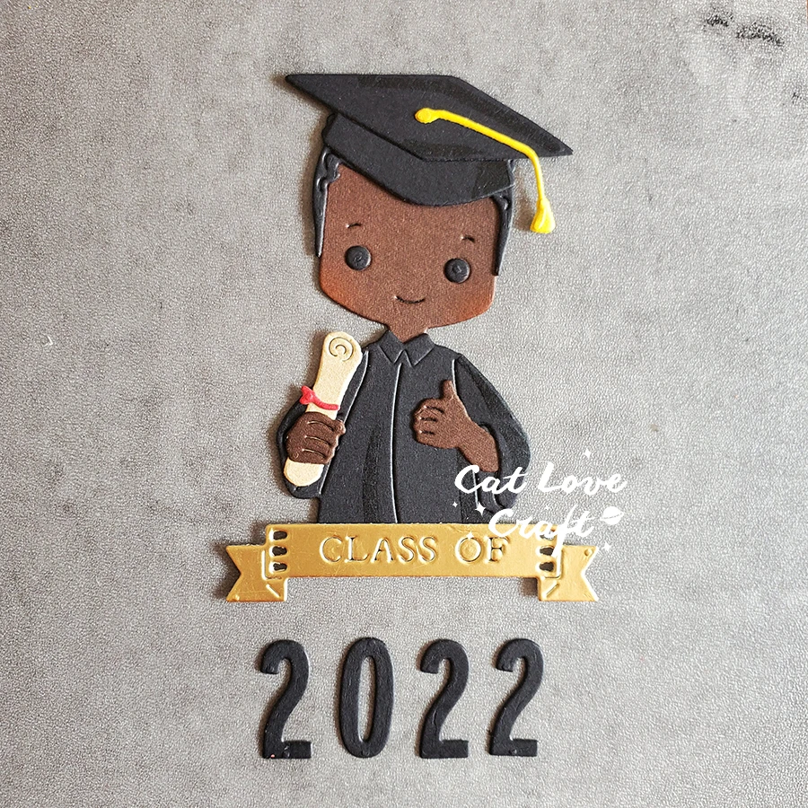 Boy Graduation Bachelor Uniform Metal Cutting Dies Scrapbooking Stencil Die  Cuts Card Making Diy Craft Embossing New Dies 2021 - Cutting Dies -  AliExpress