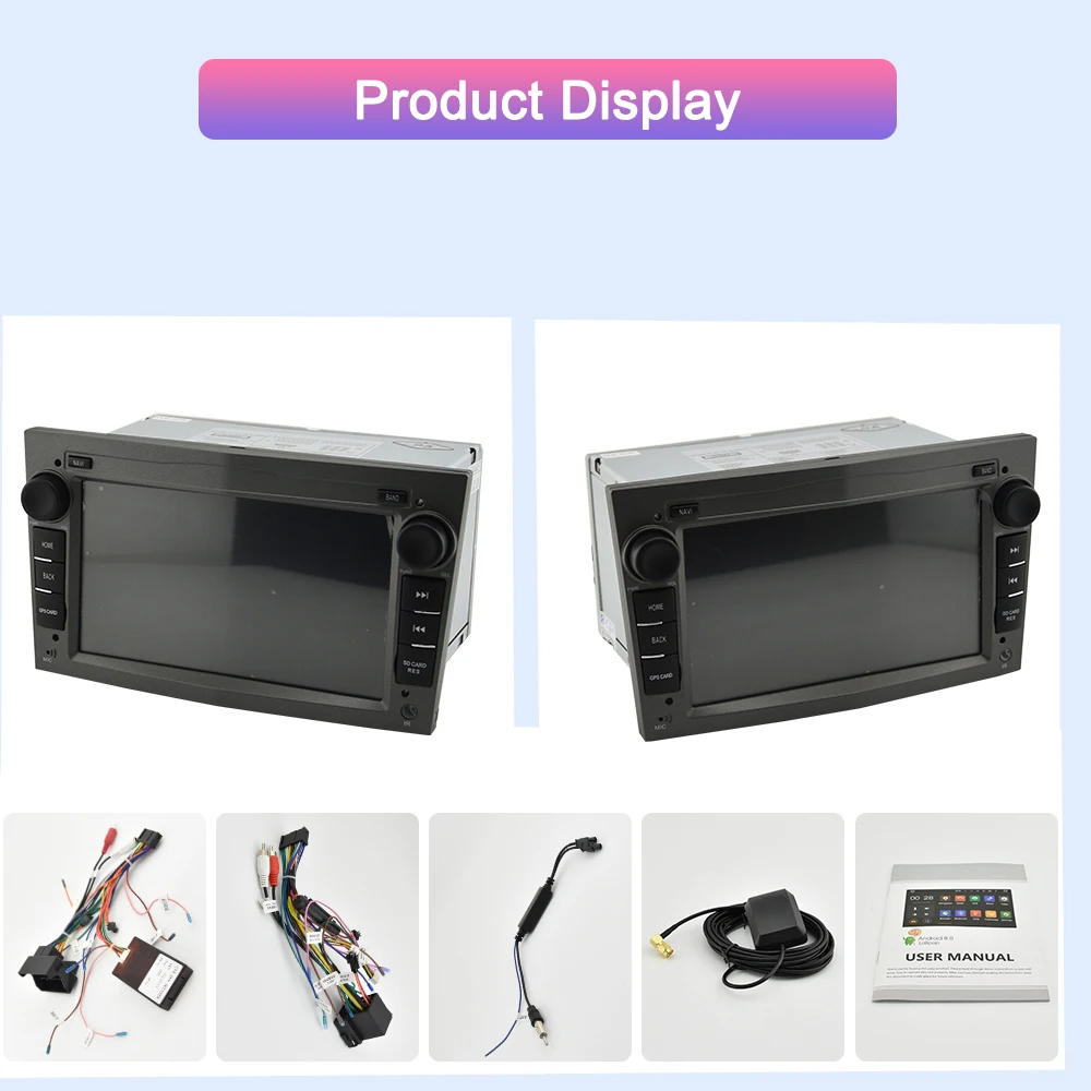 Navivox 2 Din Android 9 0 автомобильный DVD GPS для Opel Vauxhall Astra Zafira Meriva Vectra Antara Corsa Agila 7 &quotGPS радио