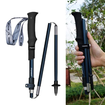 

Stick Trekking Pole Support Cane Hiking Mountain climbing Outdoor Portable