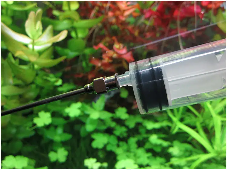 Aquarium Plants Growth Heathy Fertilizer Liquid Syringe 30cm 50cm Fish Tank Injector For Grass Tank Aquarium Tools aquarium fertilizer injector