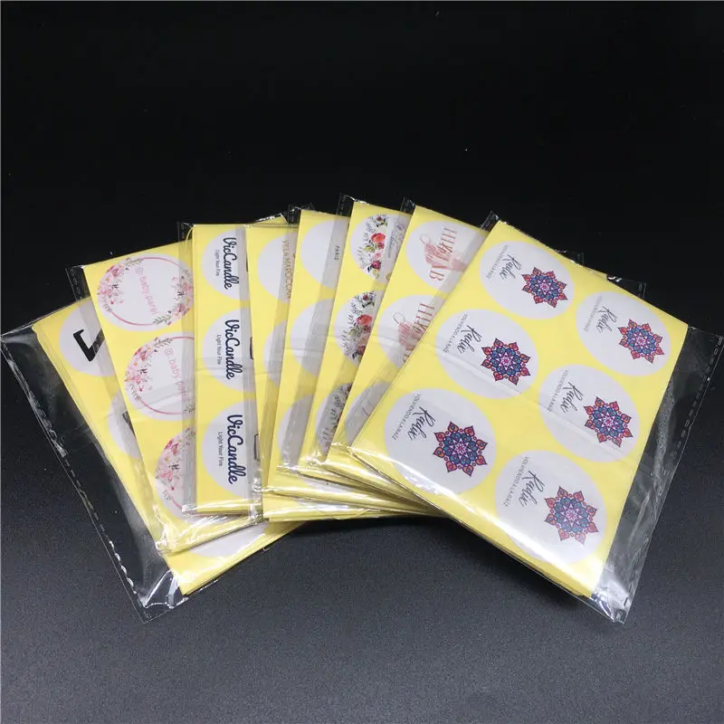 100pcs/14cm/사용자 정의 주문 스티커, 라운드 봉투 SealsPersonalized 스퀘어 비즈니스 레이블, 감사 포장 감사합니다