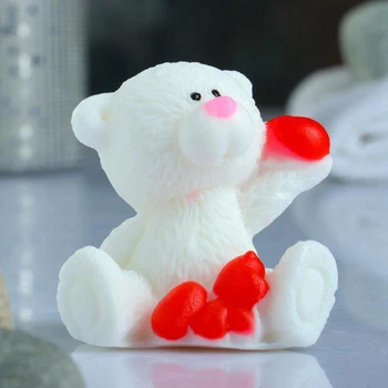 

Figured soap "Bear with hearts" 50g 5247577