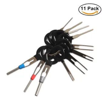 

Automotive Plug Terminal Removal Tool Terminal Withdrawal Needle Terminal Withdrawal Device (3 sets) Plastic Handle