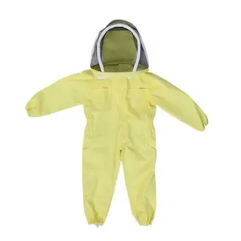 

Reusable Protective Children Kids Clothing Pocket Long Sleeve Hooded Rompers Jumpsuits Cotton Isolation Breathable Overalls