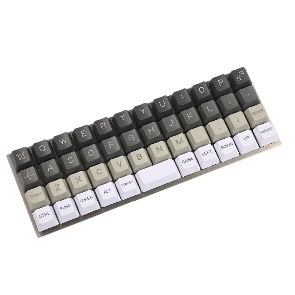 YMDK Planck Niu40 Preonic Keyset углеродный с лазерной гравировкой Топ принт OEM Keycap 1,5 мм толщина PBT