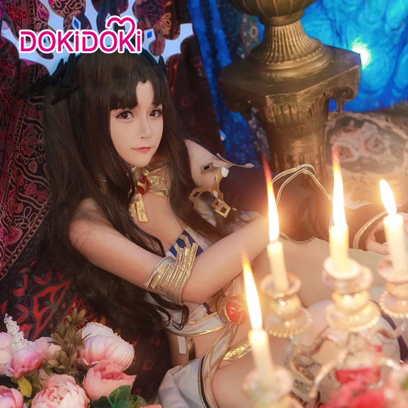 DokiDoki игровая судьба косплей игра Fate/большой заказ Ishtar Косплей Костюм белый