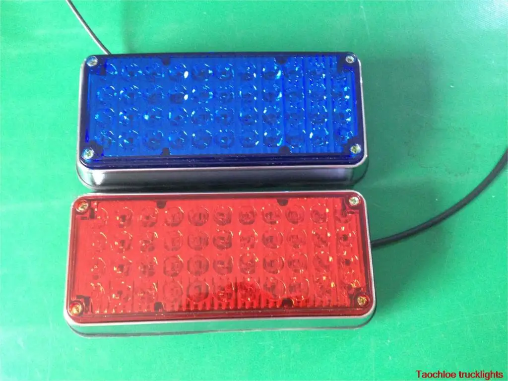 2x 44led amber12v 24 В светодиодные мигающие стробоскопические огни скорой помощи пемпер пожарные двигатели лампы полиция периметр свет 180X75x35 мм