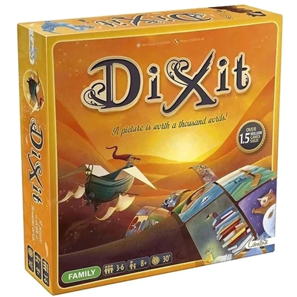 New Dixit Board Game Family Entertaining Cards 3-6 Players English Edition Adults Children Party Expand Full Pack Gift | Спорт и