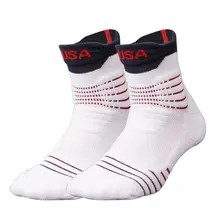 Новинка, мужские Компрессионные спортивные Высокие гольфы, спортивные баскетбольные плотные махровые Чулочные изделия