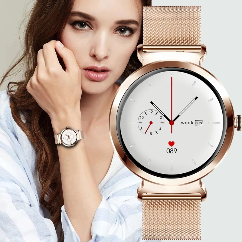 

LIGE Women Bracelet Smart Watch Sports Waterproof Multi-Function Fitness Heart Rate Steps Tracker Fashion Female Smartwatch