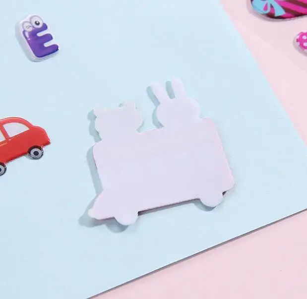 25 листов милые Мультяшные наклейки объемные 3D Мультяшные ПВХ Пузырьковые наклейки s для девочек/мальчиков милый подарок на день рождения Детские игрушки GYH