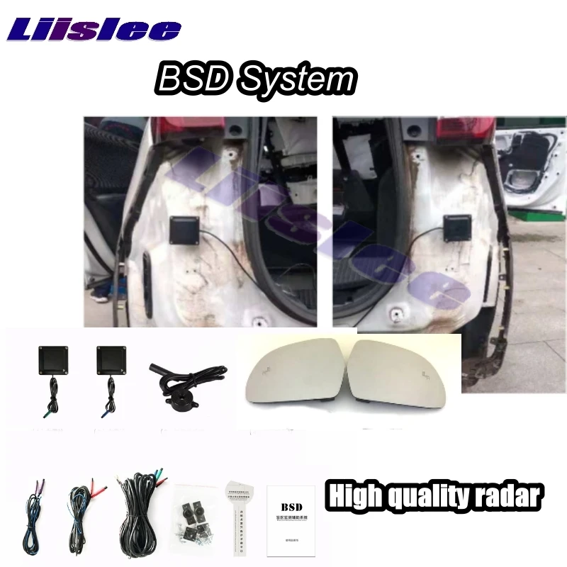 Car BSD System BSA BSM Blind Spot Detection Driving Warning Safety Radar Alert Mirror For Volkswagen VW Touran L 5T