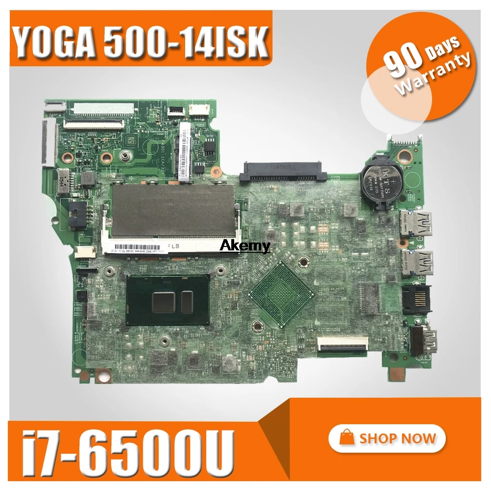 

For Lenovo YOGA 500-14ISK FLEX3-1480 Laptop motherboard CPU I7 6500U DDR3 integrated graphics 100% Test OK