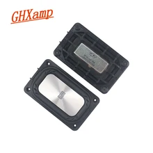 GHXAMP 121*74 мм Серебряный НЧ-динамик пассивный радиатор вибрационная пластина Portabe Bluetooth аксессуары для колонок DIY 2 шт