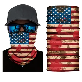 

High-Jump Army Camouflage Bandana Scarf Seamless Polyester Windproof Neck Warmer Face Mask Military Hunting Scarves Accessories