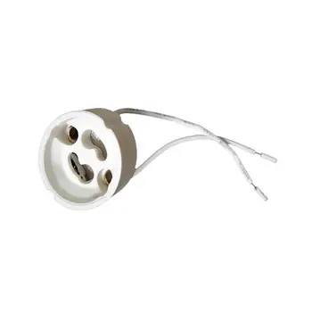 

MR16 Lamp Holde G4 Universal Ceramic Base Wire Connector Halogen Holder Base Socket Pottery And Porcelain Lamb Bases