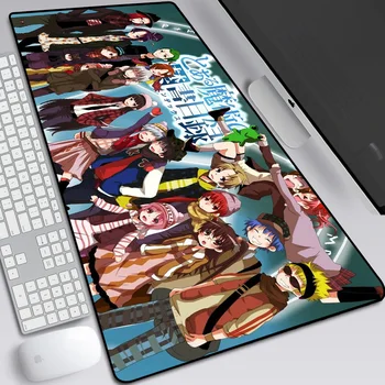 

A Certain Magical Index Anime Large Pad Mouse Mat Computer Gamer Locking Edge Mousepad Keyboard Mice 60x120