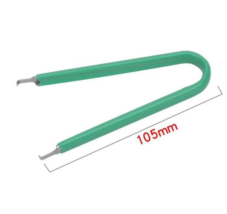 Pro'sKit U-type изолированный IC экстрактор 908-609 нескользящий плоский двойной крюк разделительный компонент экстрактор