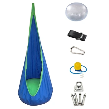 

Swing Chair Nook Hanging Seat Hammock Nest for Indoor and Outdoor Use Great for ChildrenAll Accessories Included