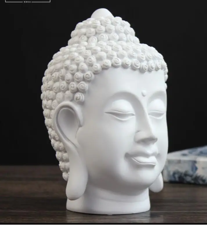 Chinese Buddha head beadle furnishing articles resin home decoration handicraft Decorative Statue art Sculpture Crafts | Дом и сад