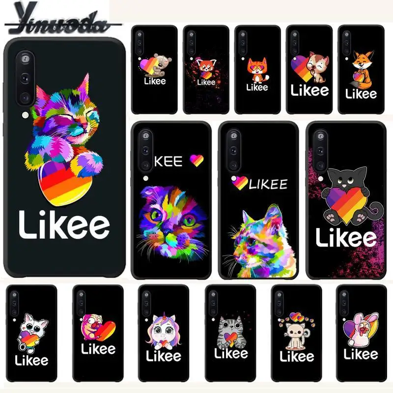 Animals Cat Love Heart Funny Likee Luxury Phone Case Cases For Samsung A10 A20 A50 A51 A70 A71 A40 A30 A30S A80 Cover Etui | Мобильные