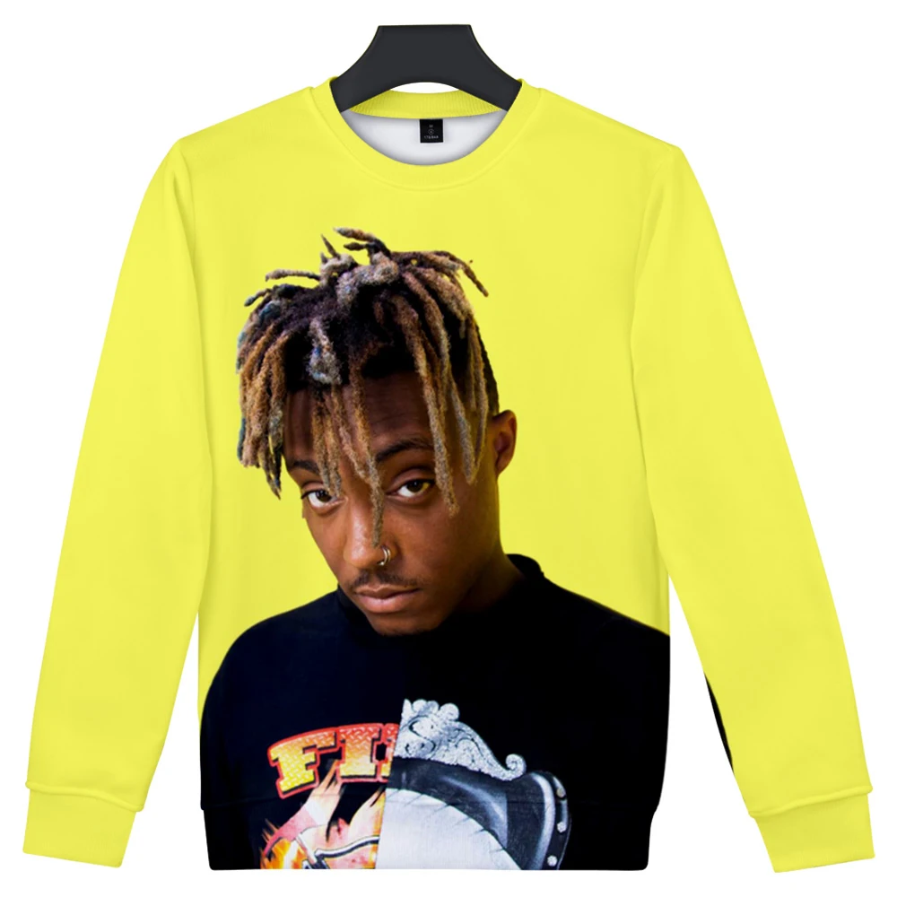 Juice wrld толстовка с 3D принтом, Мужская модная толстовка с капюшоном и длинным рукавом, джемпер, топы с капюшоном, повседневный Свободный пуловер