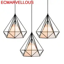 

European Nordic Industrial Lampara De Techo Colgante Hanging Lamp Deco Maison Suspension Luminaire Suspendu Pendant Light