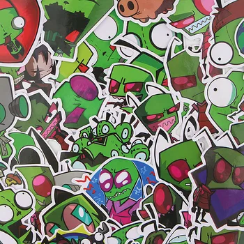 

38Pcs/Set Alien Graffiti Stickers Cartoon Stickers Gifts Toys for Children DIY Skateboard Laptop Car Phone