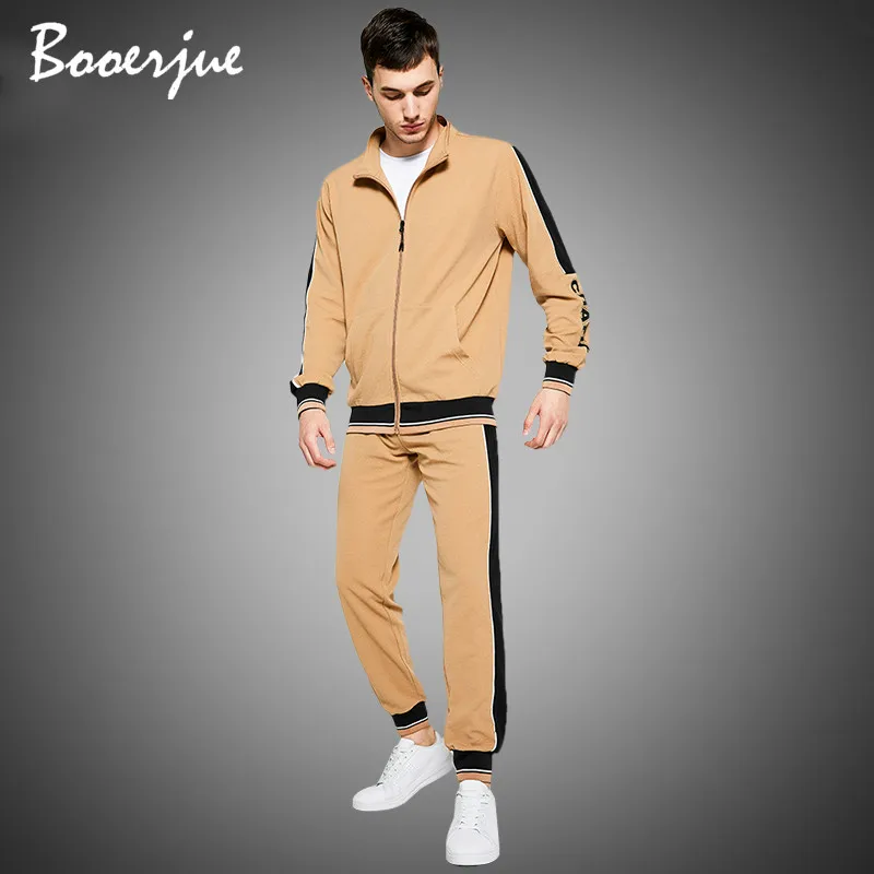 Men's Sweatsuit Sets Autumn Winter 2 Piece Zipper Jacket Track Suit + Pants Casual Tracksuit Men New Sportswear Set Clothes 2020 Men's Sweatsuit Sets Autumn Winter 2 Piece Zipper Jacket Track Suit + Pants Casual Tracksuit Men New Sportswear Set Clothes 2020