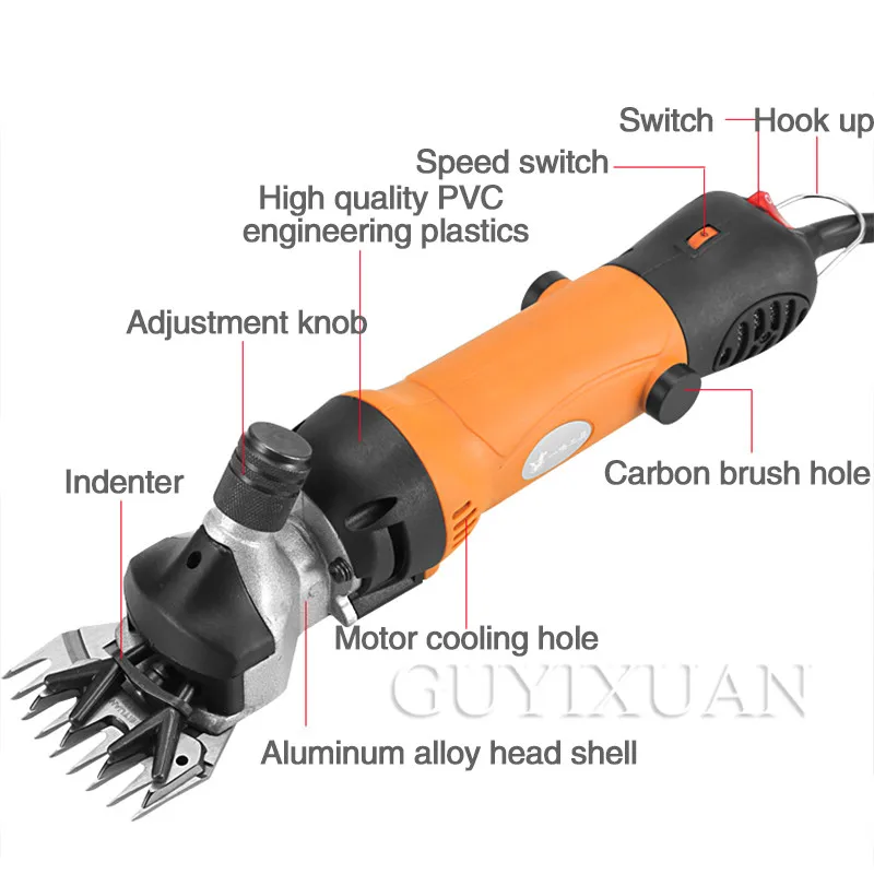 Электрический фейдер высокой мощности Электрический стрижка машина скорость Электрический шерсть сдвига экономия труда ножницы для бритья