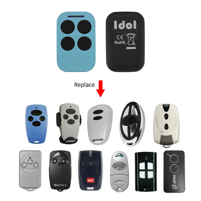 

2019 Doorhan garage remote control 433.92mhz rolling code Doorhan gate remote control barrier remote key fob