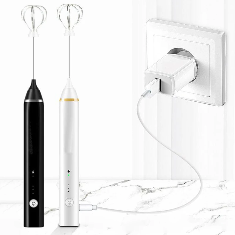 5 шт./компл. USB Электрический венчик для взбивания молока крем пенообразователь взбивание яиц кофейная посуда бариста ремесло латте капучино