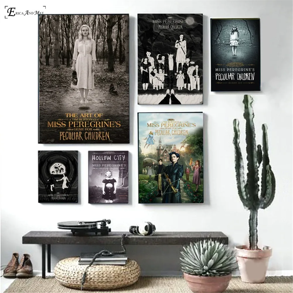 Miss Peregrine's Home For Peculiar Children Canvas Painting Posters And Prints Pictures On The Wall Art Decorative Decor | Дом и сад