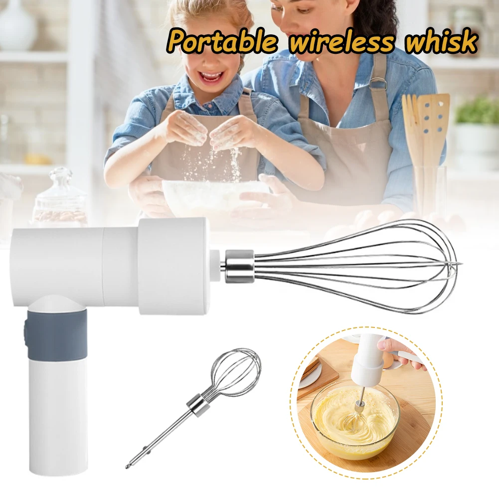 Cordless Egg Beater Electric Hand Mixer Mini Handheld Mixer Portable
