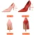 BIGTREE Shoes Women Pumps Fashion High Heels Shoes Black Pink White Shoes Women Wedding Shoes Ladies Stiletto Women Heels 2021