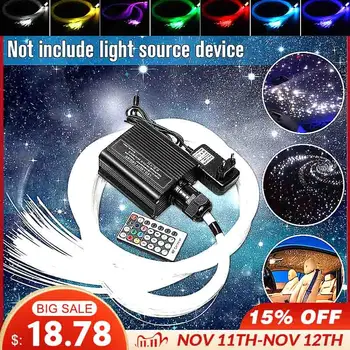 

300pcs Optic Fiber Lights RGB Twinkle LED Fiber Optic Star Ceiling Light 2m*0.75mm Optical Fiber Cable (Only Fiber Cable)