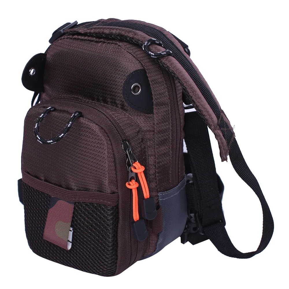 Micro Fly Fishing Chest Bag Ultra Light Multiple Pockets Small Fanny Tackle  Storage Pack with Padded Neck Strap