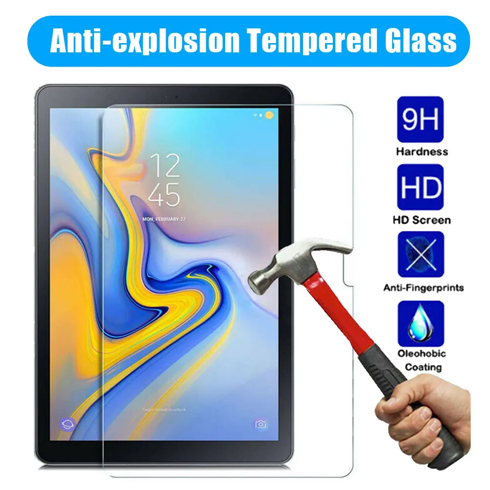 2X Tempered Glass LCD Screen Protector For Samsung Galaxy Tab A A2 E J S3 S4 3 4 