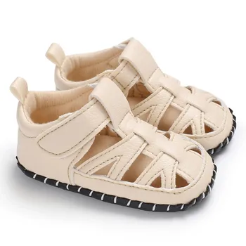 

2020 Baby Shoes First Walkers Infant Anti-Slip PU Leather Baby Boys Shoes Soft Soled Newborn Boy First Walkers