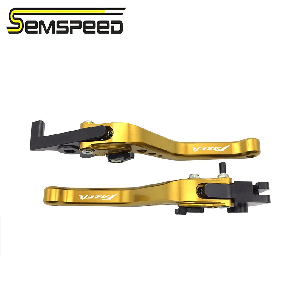 SEMSPEED Мотоцикл с ЧПУ Короткие сцепные рычаги ручки для Yamaha FZ6 FAZER 2004 2010 FZ1 2006 2015
