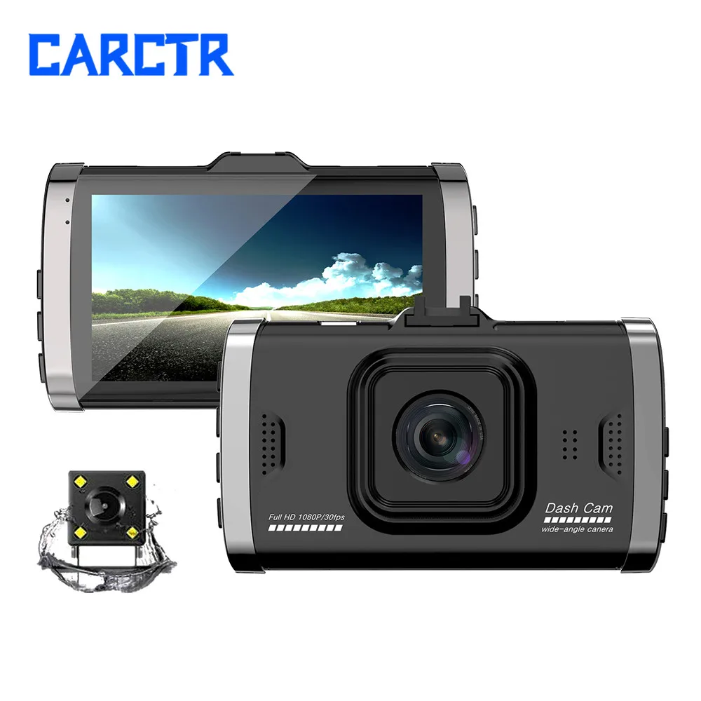 

New Hidding Driving Recorder Dual-lens DVR Vehicle-mounted USB Monitoring Hidden Reversing Image Dash Cam Front and Rear T685+